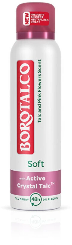Borotalco Dezodorantas spray Soft (Deo Purškiklis), 150 ml