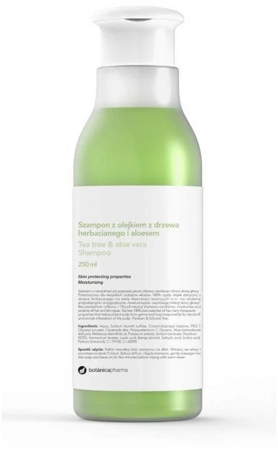 Botánicapharma Aloe Vera Tea Tree šampūnas 250ml