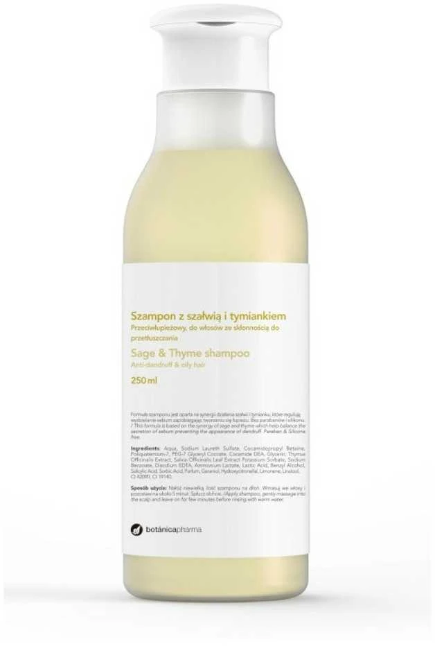 Botanicapharma Šampūnas nuo pleiskanų ir riebalų 250ml