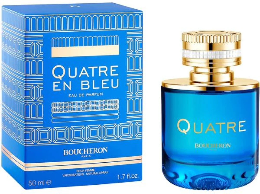 Boucheron Quatre En Bleu Pour Femme EDP parfumuotas vanduo moterims, 50 ml
