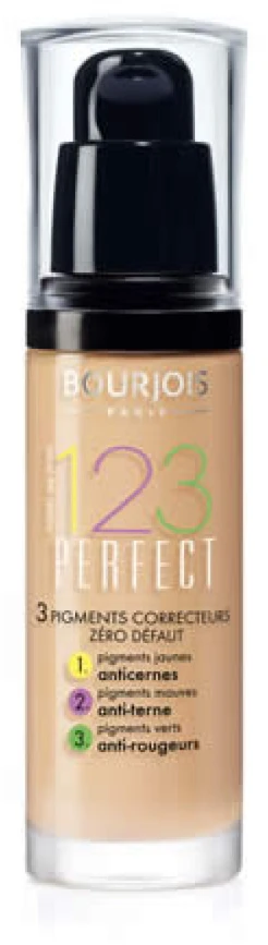 Kreminė pudra Bourjois 1 2 3 Perfect Foundation 055 rusvai gelsvas Foncé 30ml