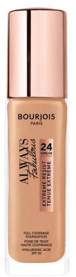makiažo pagrindas Bourjois Always Fabulous 24h Foundation 400-Rose rusvai gelsvas
