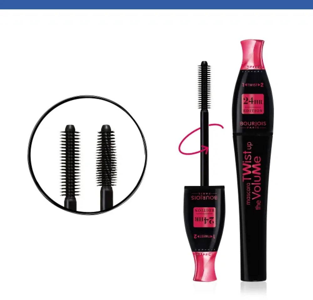 Bourjois Twist Up The Volume blakstienų tušas 24h Edition