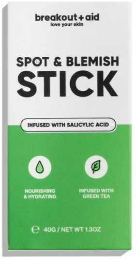 „Breakout + Aid“ „Breakout+aid“ kaolino kaukė probleminei odai pieštuko pavidalu (spot & Blemish Stick) 40 g