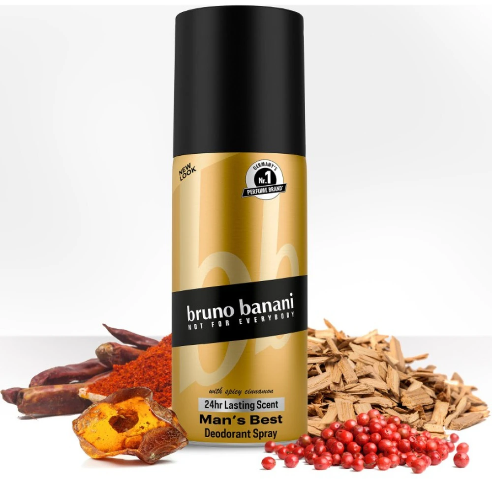 Bruno Banani Man´s Best Dezodorantas purškiamas dezodorantas vyrams, 150 ml