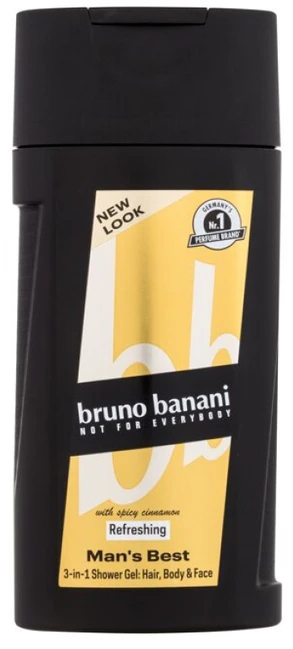 Bruno Banani Man´s Best With Spicy Cinnamon Dušo želė vyrams, 250 ml