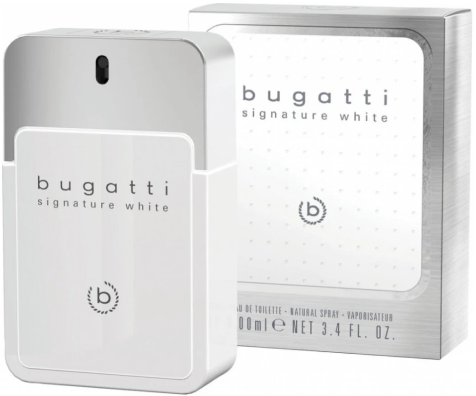 BUGATTI SIGNATURE Baltas tualetinis vanduo, 100 ml