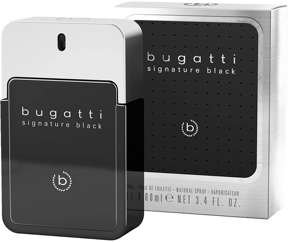BUGATTI SIGNATURE Juodas tualetinis vanduo, 100 ml