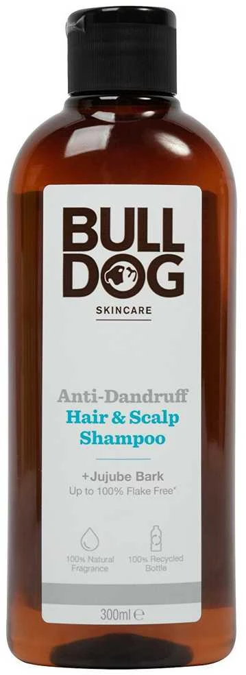 Bulldog Anti-dandruff Šampūnas (Nuo pleiskanų Hair & Scalp Šampūnas + Jujube Bark), 300 ml