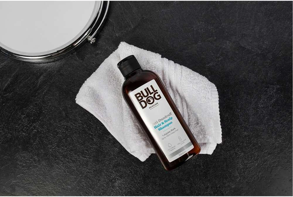 Bulldog Anti-dandruff Šampūnas (Nuo pleiskanų Hair & Scalp Šampūnas + Jujube Bark), 300 ml