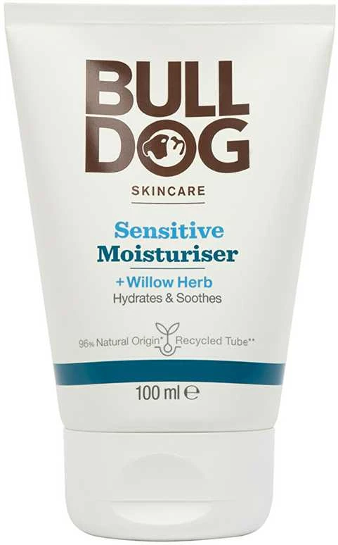 „Bulldog“ drėkinamasis kremas vyrams jautriai odai „Sensitiv e Moisturiser“, 100 ml