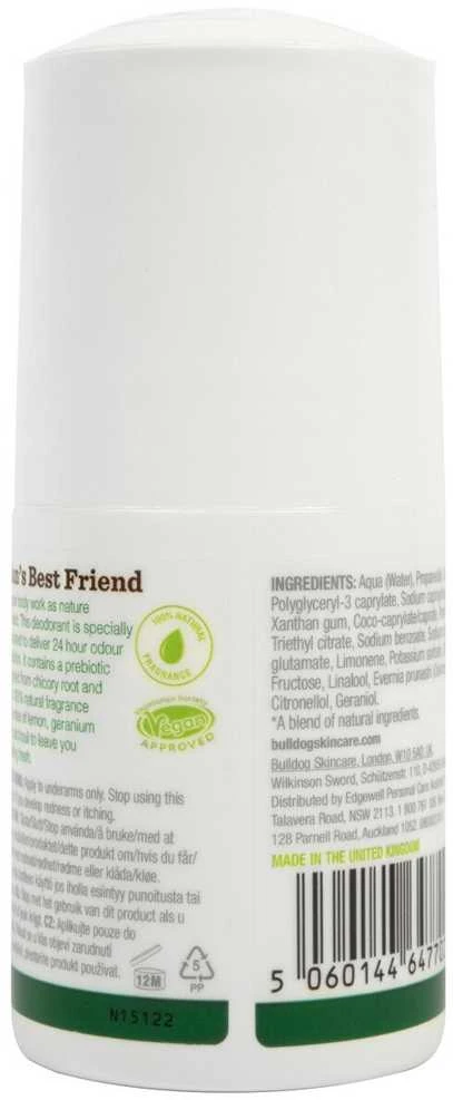 Bulldog Natural rutulinis dezodorantas Original (Natura l Dezodorantas Herbal & Refreshing Scent), 75 ml