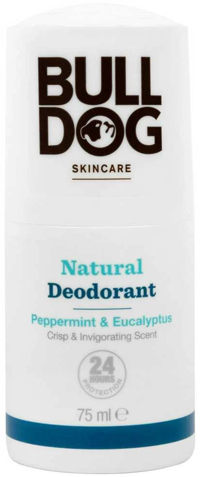 Bulldog Natural suvyniojamas dezodorantas ( Natura l Dezodorantas Peppermint & Eucalyptus Crisp & Invigo įvertinimo kvapas), 75 ml