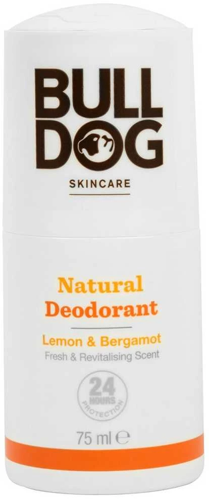 „Bulldog Natural“ rutulinis dezodorantas (gaivinantis citrinų ir bergamočių kvapas), 75 ml