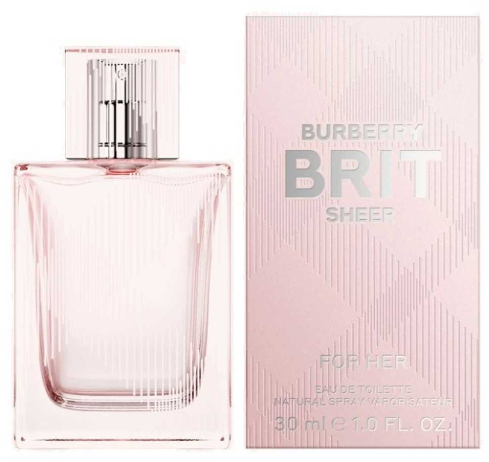 Burberry Brit Sheer EDT tualetinis vanduo moterims, 30 ml