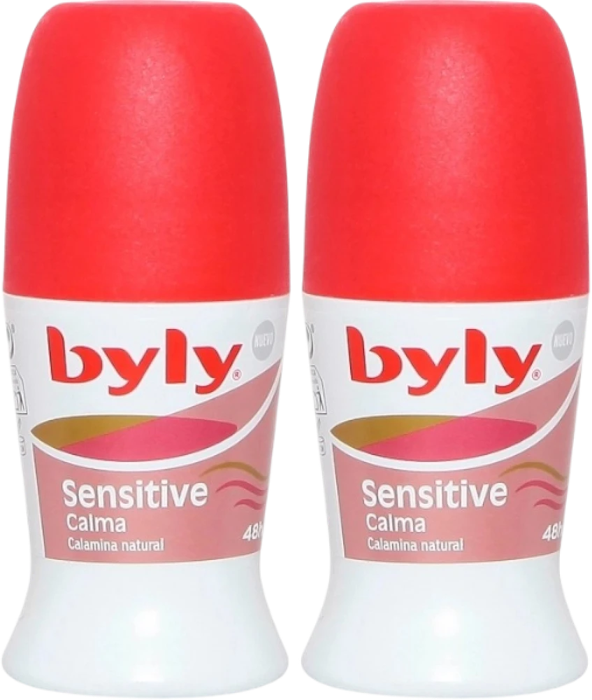 Byly Sensitive Calma Desodorante Roll-On dezodorantas, 2x50 ml