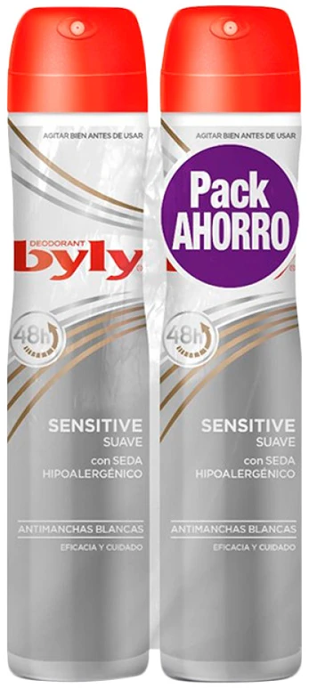 "Byly Sensitive" dezodorantas purškiklis 2x200ml