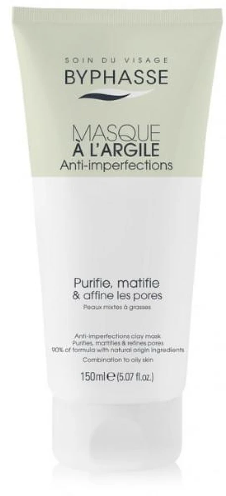 Byphasse Mascarilla De Arcilla Anti-Imperfecciones molio kaukė, 150ml