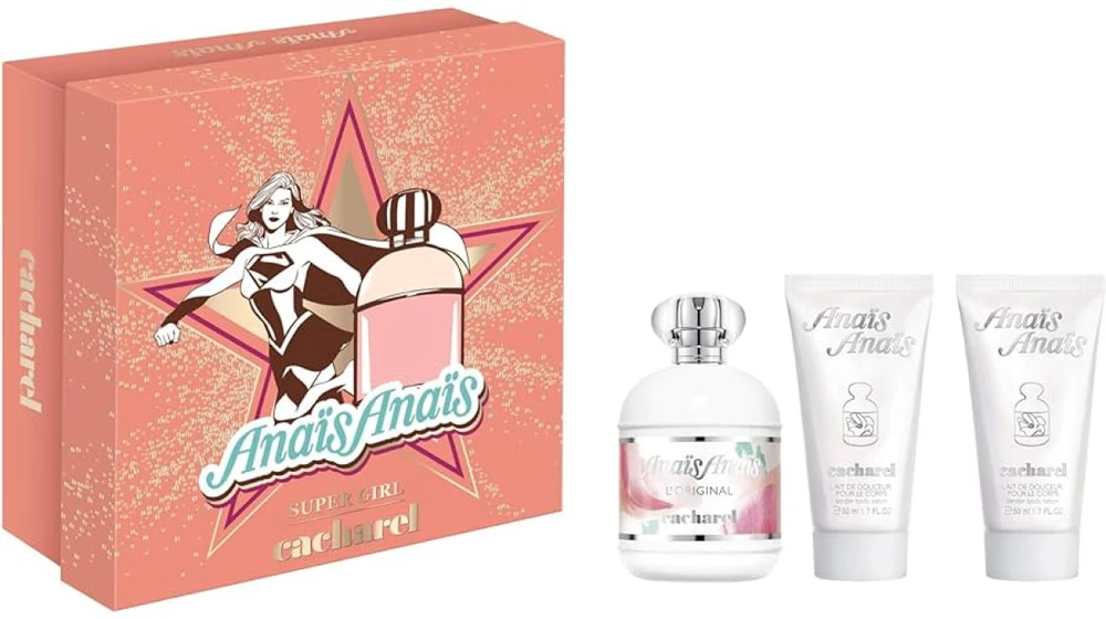 Cacharel Anais Anais L'Original EDT rinkinys moterims (EDT, 100 ml + kūno losjonas, 2 x 50 ml)