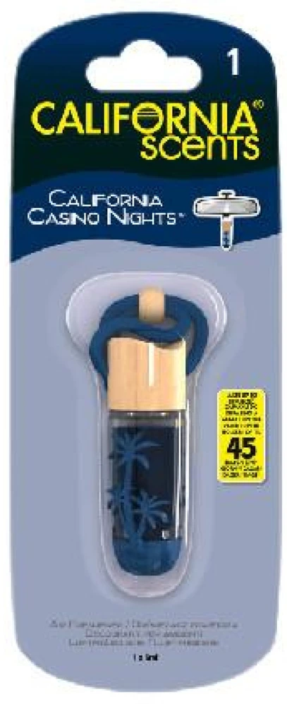 California Scents Hanging Vial California Casino Nights vůně do auta, 5 ml