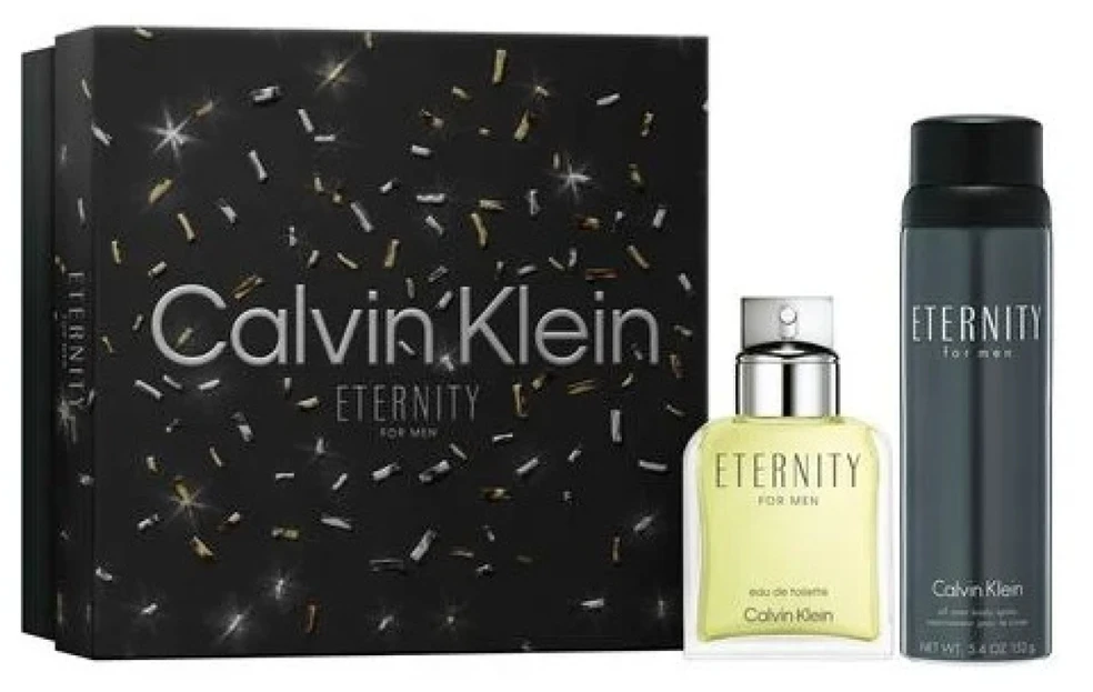 Calvin Klein Eternity For Men EDT tualetinis vanduo vyrams, 100 ml + deodorant spray, 150 ml