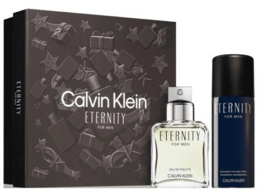 Calvin Klein Eternity For Men EDT tualetinis vanduo vyrams, 100 ml + deodorant spray, 150 ml