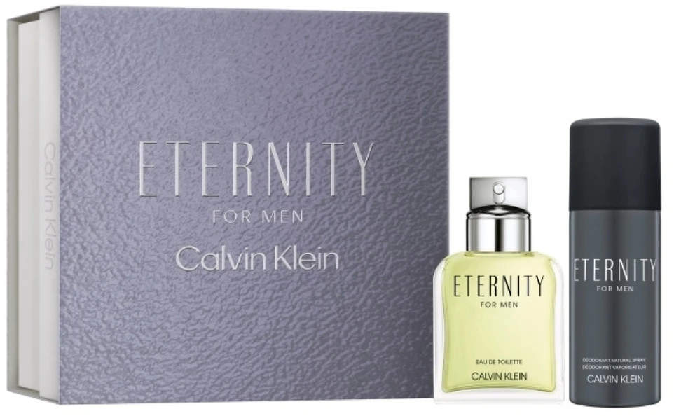 Calvin Klein Eternity For Men EDT tualetinis vanduo vyrams, 100 ml + deodorant spray, 150 ml