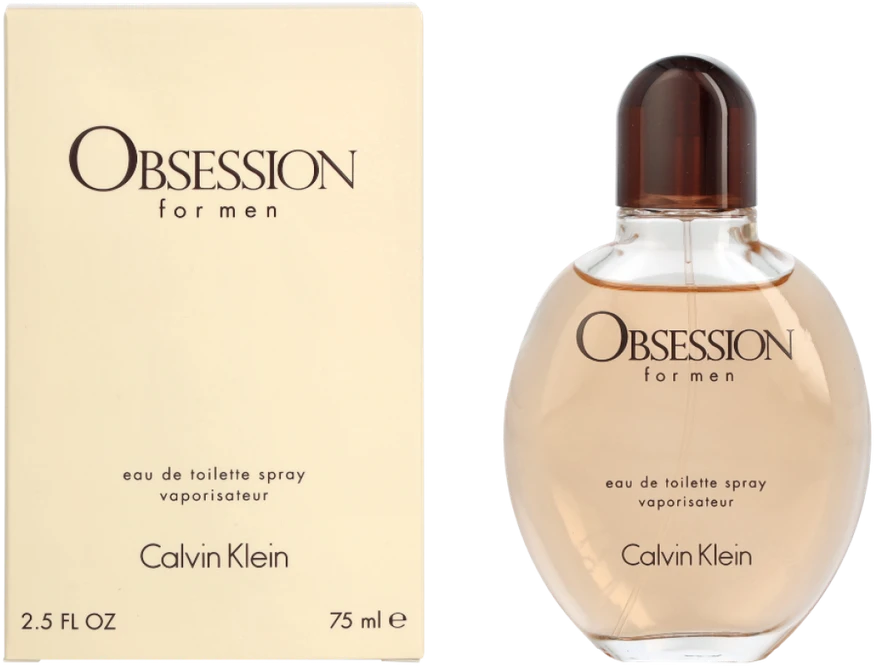 Calvin Klein Obsession For Men EDT tualetinis vanduo vyrams, 75 ml