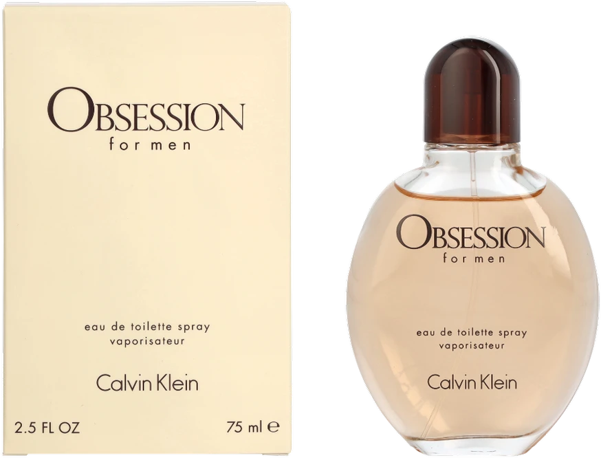 Calvin Klein Obsession For Men EDT tualetinis vanduo vyrams, 75 ml