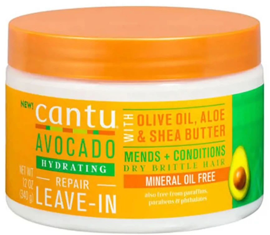 "Cantu Avocado Hydrating Repair Leave-In" drėkinamasis atstatomasis kremas 340g