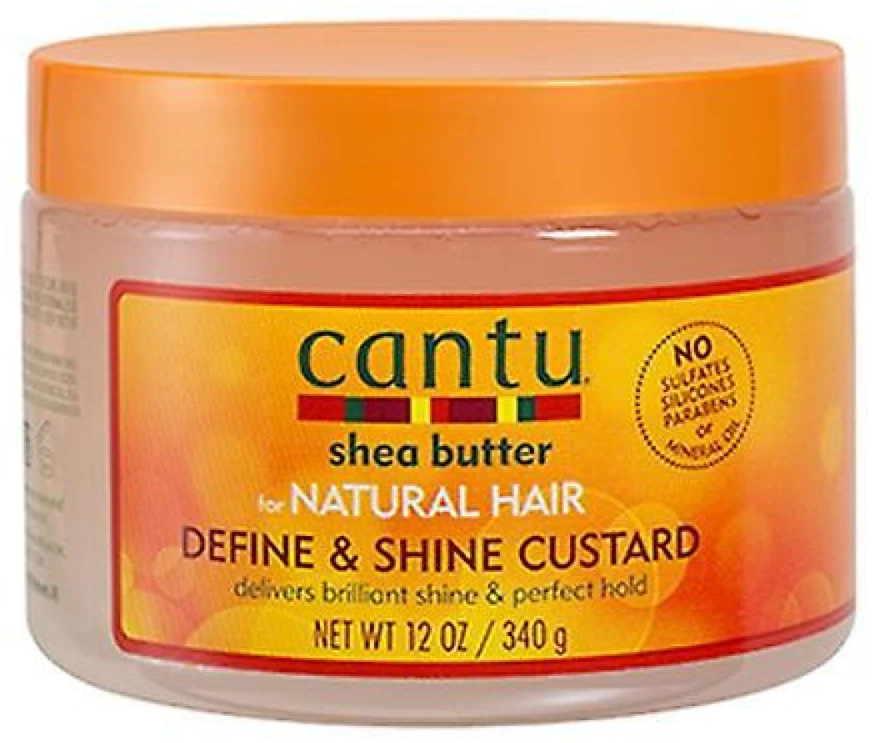 Kremas "Cantu For Natural Hair Define and Shine Custard" 340g