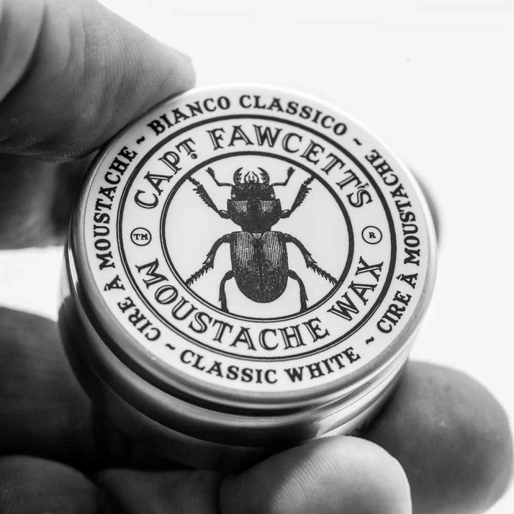 Captain Fawcett Bianco Classico Moustache Wax ūsų vaškas, 15 ml