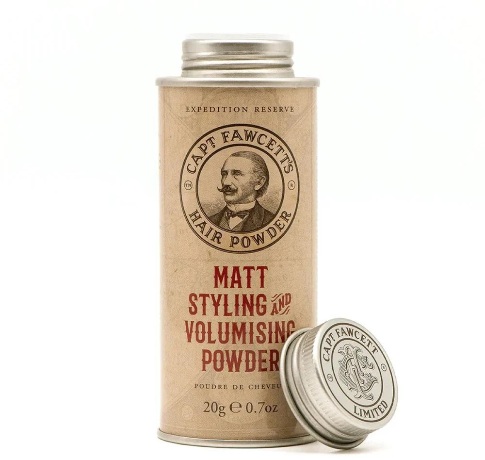 Captain Fawcett Expedition Reserve Hair Powder Plaukų formavimo pudra, 20g