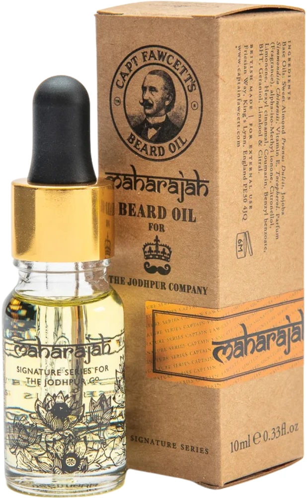 Captain Fawcett Maharajah Beard Oil Barzdos aliejus, 10 ml