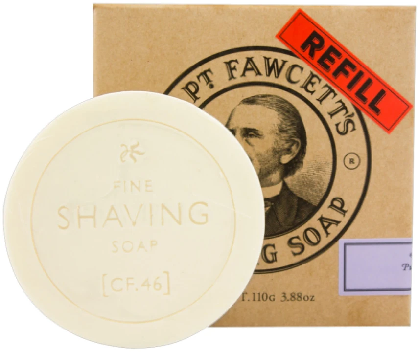 Captain Fawcett Shaving Soap Refill Skutimosi muilas, 110g