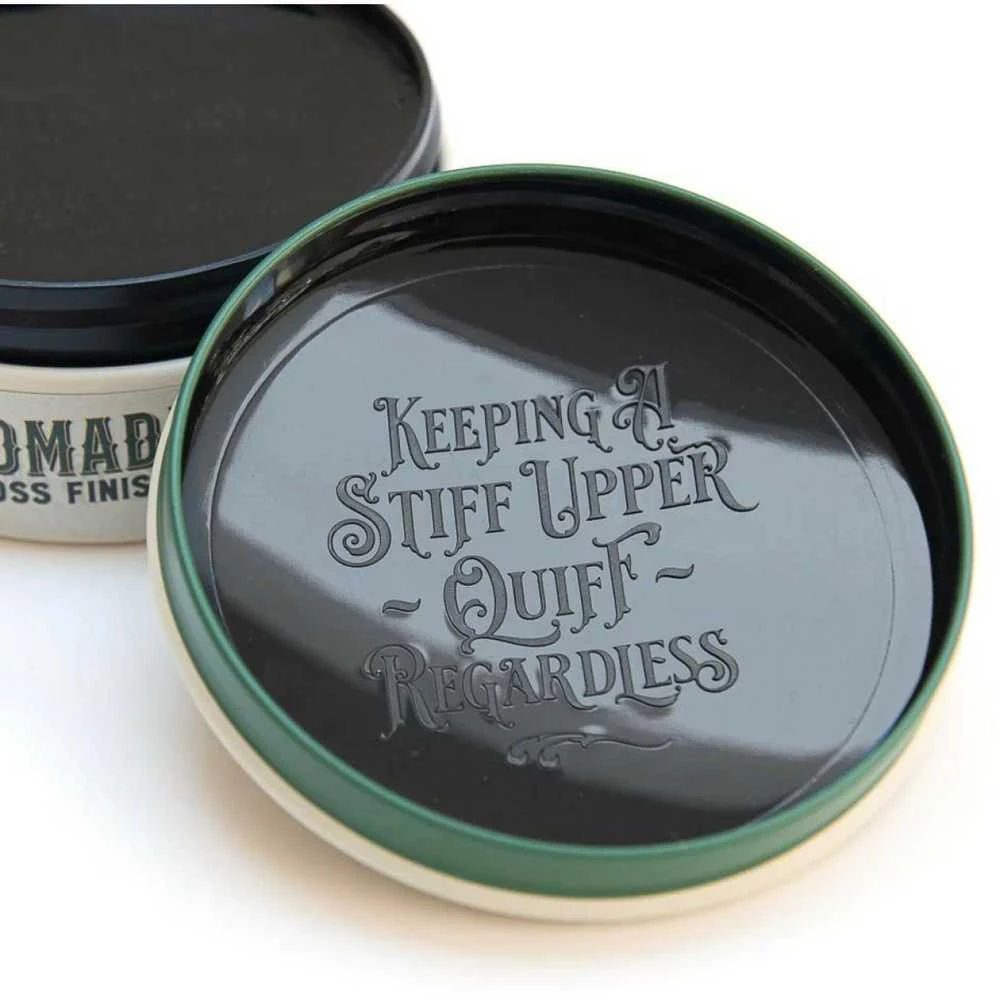 Captain Fawcett Strong Pomade Stiprios fiksacijos ir žvilgesio plaukų pomada, 100g