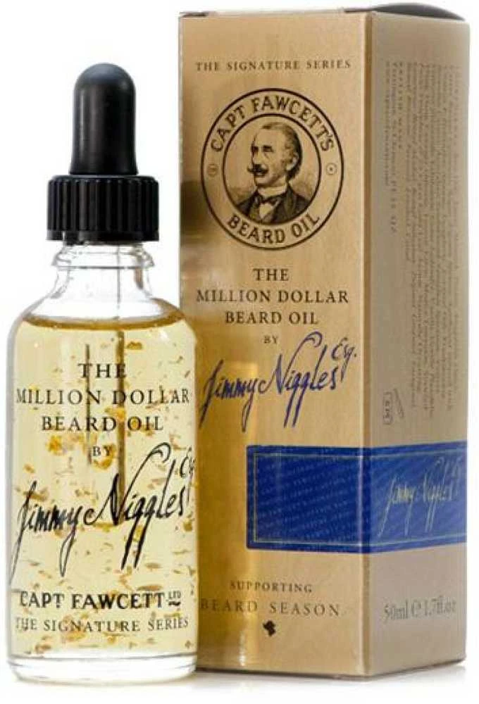 Captain Fawcett The Million Dollar Beard Oil Barzdos aliejus su auksu, 50 ml