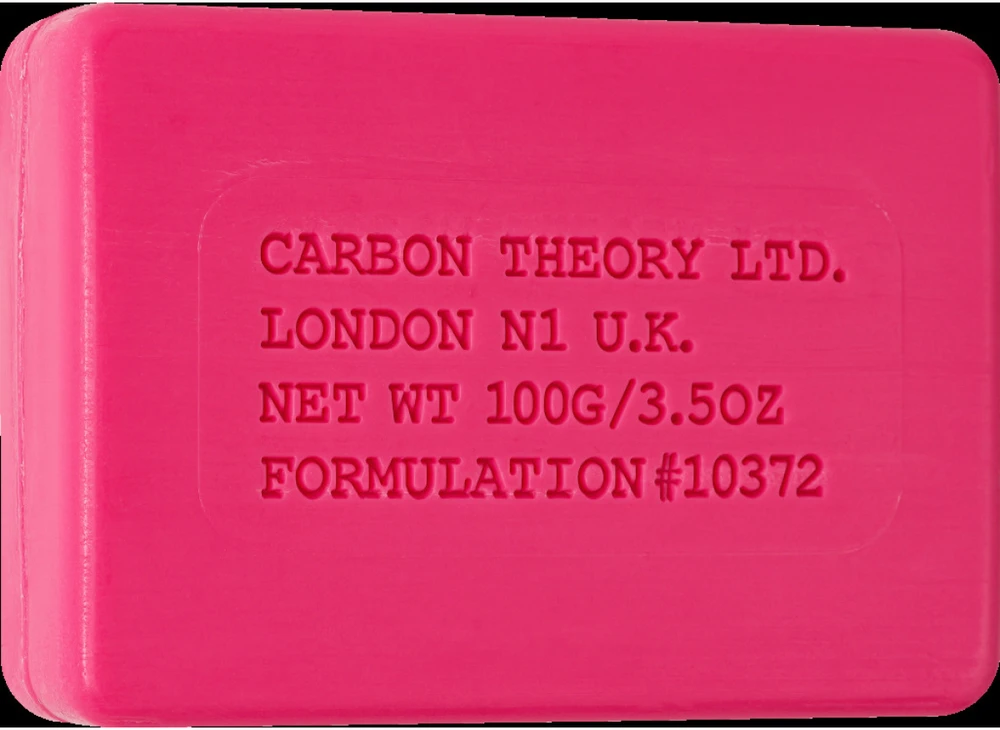 „Carbon Theory“ niacinamido veido valymo muilas (veido valymo batonėlis) 100 g