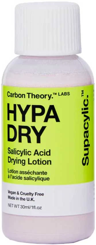 „Carbon Theory“ odos losjonas su salicilo rūgštimi „Hypa Dry“ (sausinantis salicilo rūgšties losjonas), 30 ml