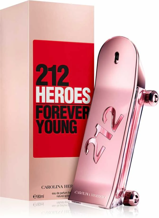 Kvepalai moterims Carolina Herrera 212 Heroes For Her EDP, 80 ml