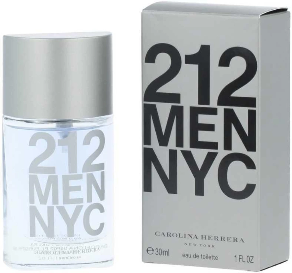 Carolina Herrera 212 Men EDT tualetinis vanduo vyrams, 30 ml