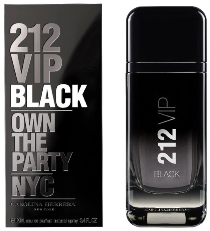 Kvepalai vyrams Carolina Herrera 212 VIP Black EDP, 100 ml