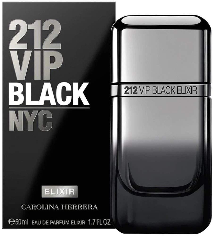 Carolina Herrera 212 VIP Juodas Eliksyras EDP parfumuotas vanduo vyrams, 50 ml