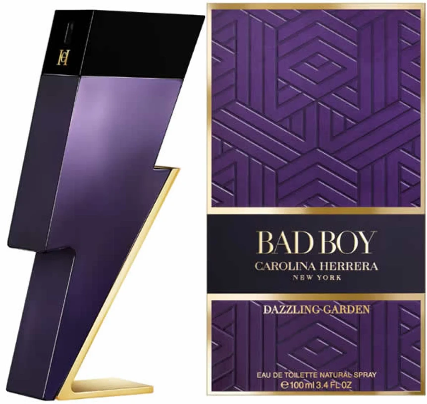 Carolina Herrera Bad Boy Dazzling Garden EDT tualetinis vanduo vyrams, 100 ml