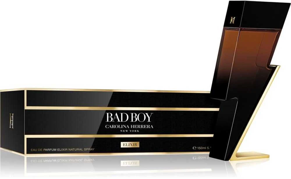 Carolina Herrera Bad Boy Eliksyras EDP parfumuotas vanduo vyrams, 150 ml