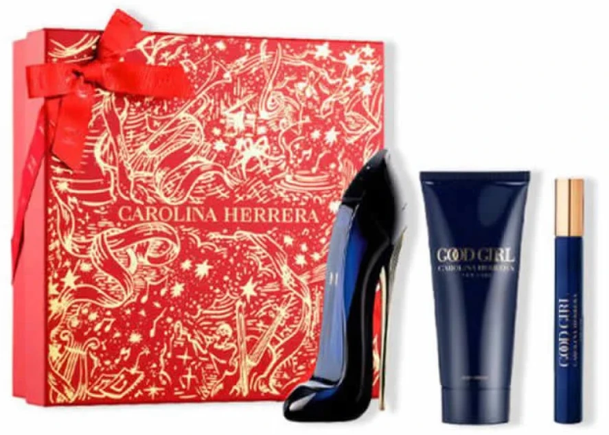 Carolina Herrera Good Girl Eau De Parfum purškiklis, 80 ml rinkinys, 3 dalys