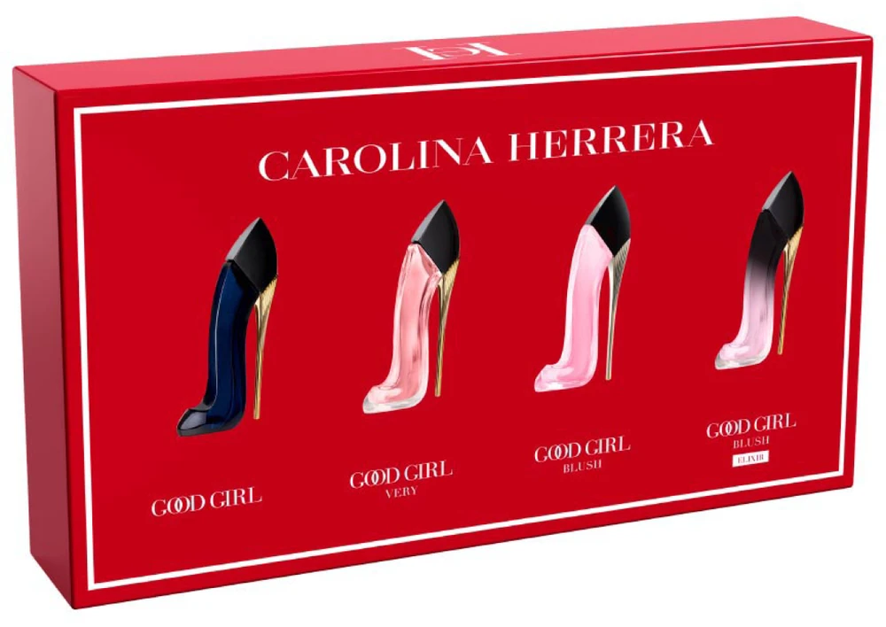 Carolina Herrera Good Girl Miniature Set kvepalų miniatiūrų rinkinys, 4 x 7 ml