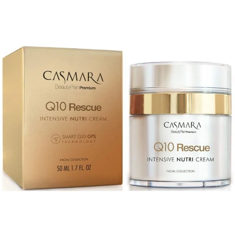 Casmara Q10 Rescue Kreminis veido odos senėjimą stabdantis veido kremas, 50 ml