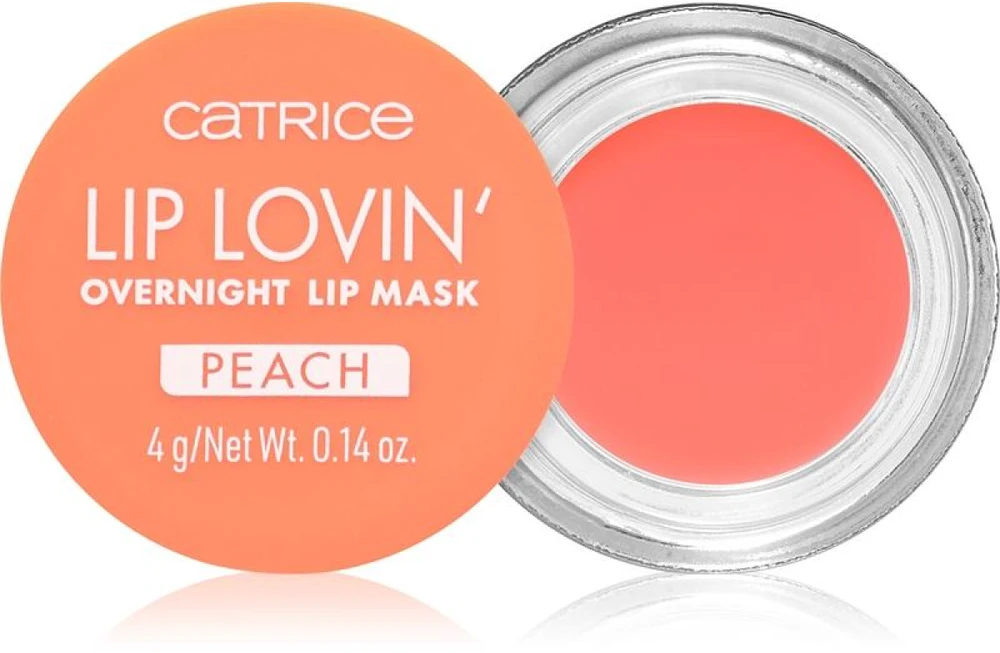 Catrice Lip Lovin' Overnight Lip Mask naktinė lūpų kaukė, atspalvis: 030-Feelin' Peachy, 4 g