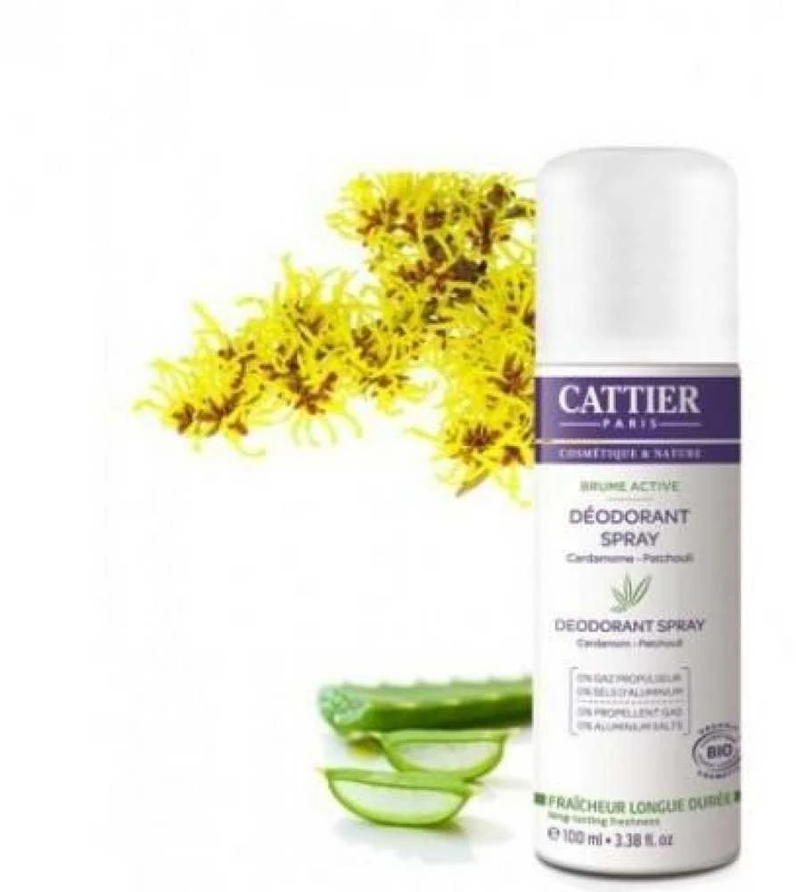 Cattier Active purškiamas dezodorantas 100ml